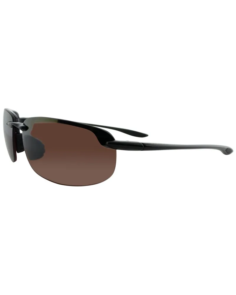 Maui Jim Men's MJ0407S 64mm Polarized Sunglasses Black