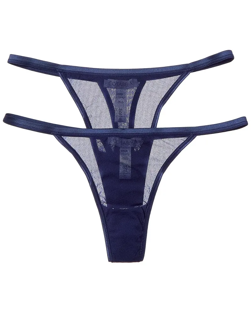 Cosabella 2pk Soire Confidence Italian Thong Blue