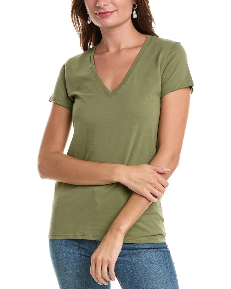 ATM V-Neck T-Shirt Green