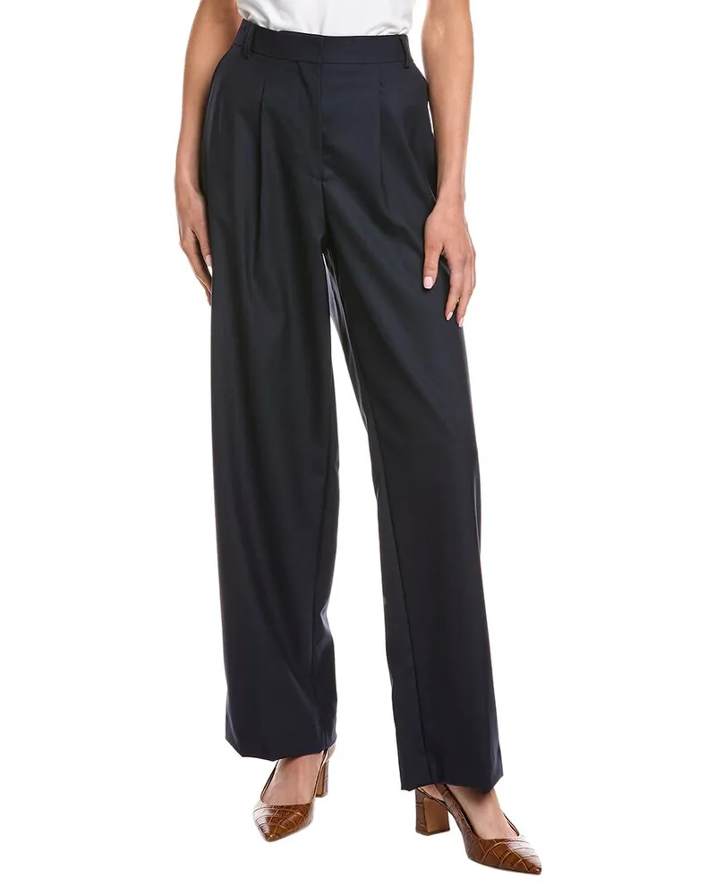 Officine Generale Officine Generale New Sophie Wool Pant Blue