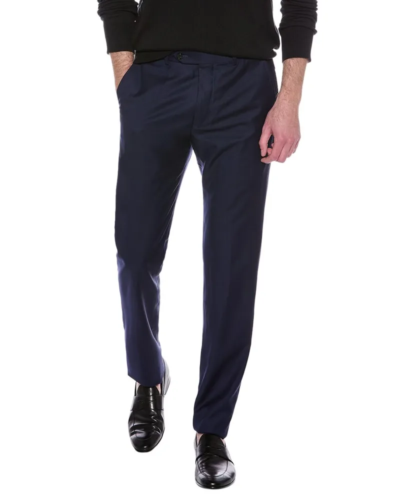 Todd Snyder + Champion Wool-Blend Suit Trouser Blue