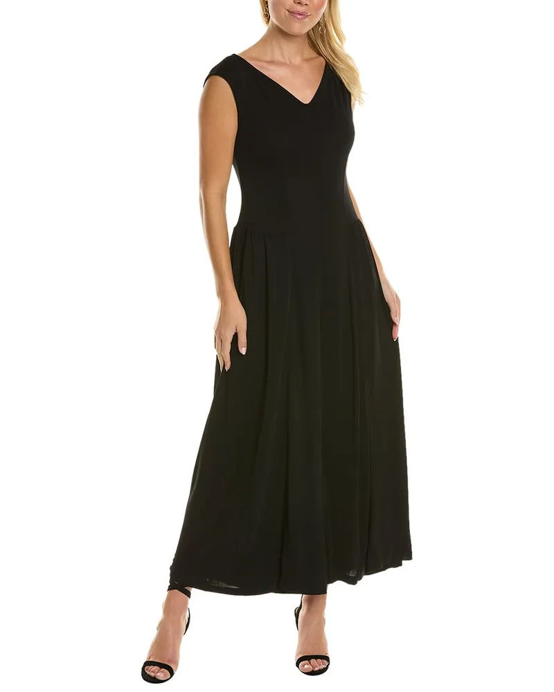Rebecca Taylor Knit Column Jumpsuit Black