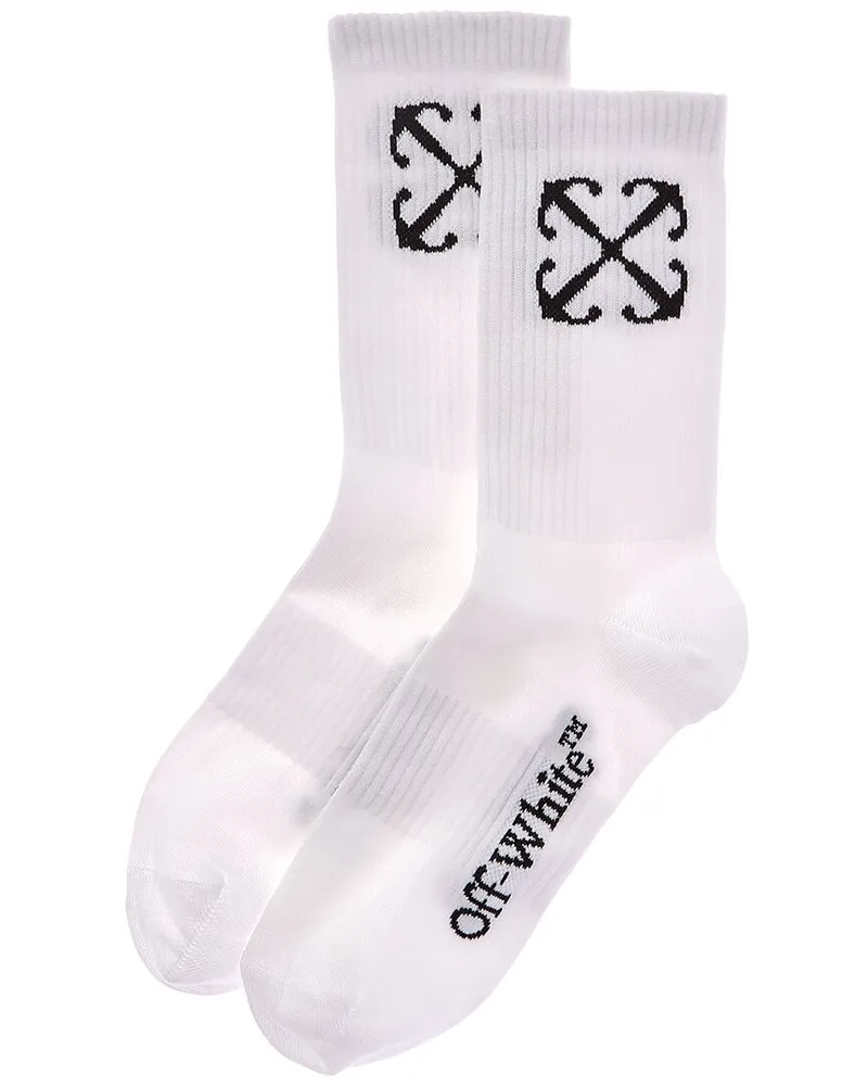 OFF-WHITE Off-White™ Arrow Mid Socks White