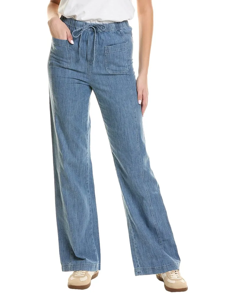 Splendid Bradley Linen-Blend Pant Blue