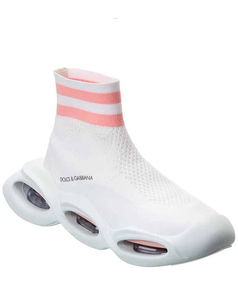 Dolce & Gabbana Knit Sock Sneaker White