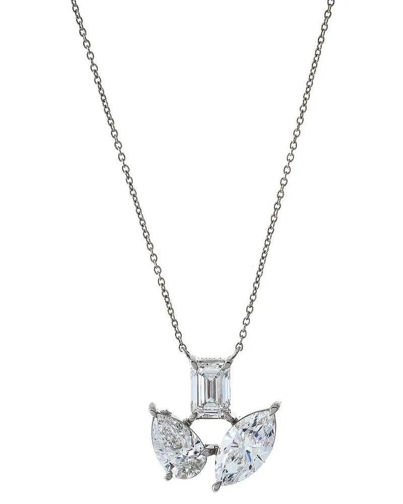 By Adina Eden 14K 3.33 ct. tw. Lab-Grown Diamond Necklace Nocolor