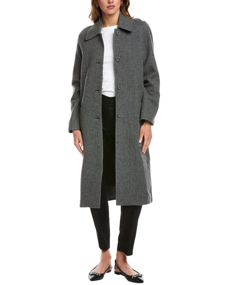 Officine Generale Officine Generale Ombeline Wool Coat Black