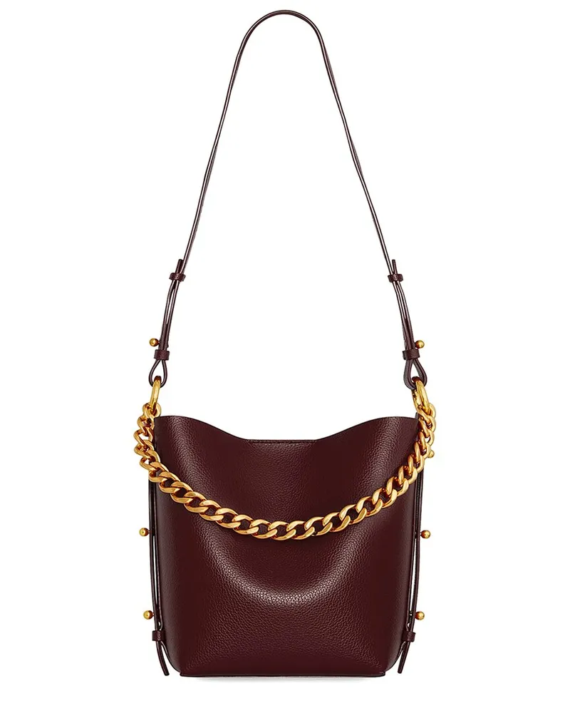 Rebecca Minkoff Kate Large Leather Bucket Bag Red