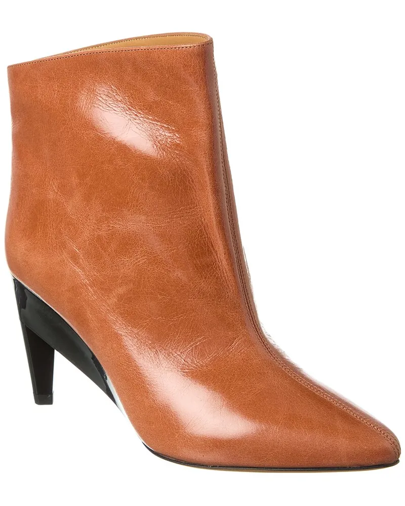 Isabel Marant Dylvee Leather Bootie Brown