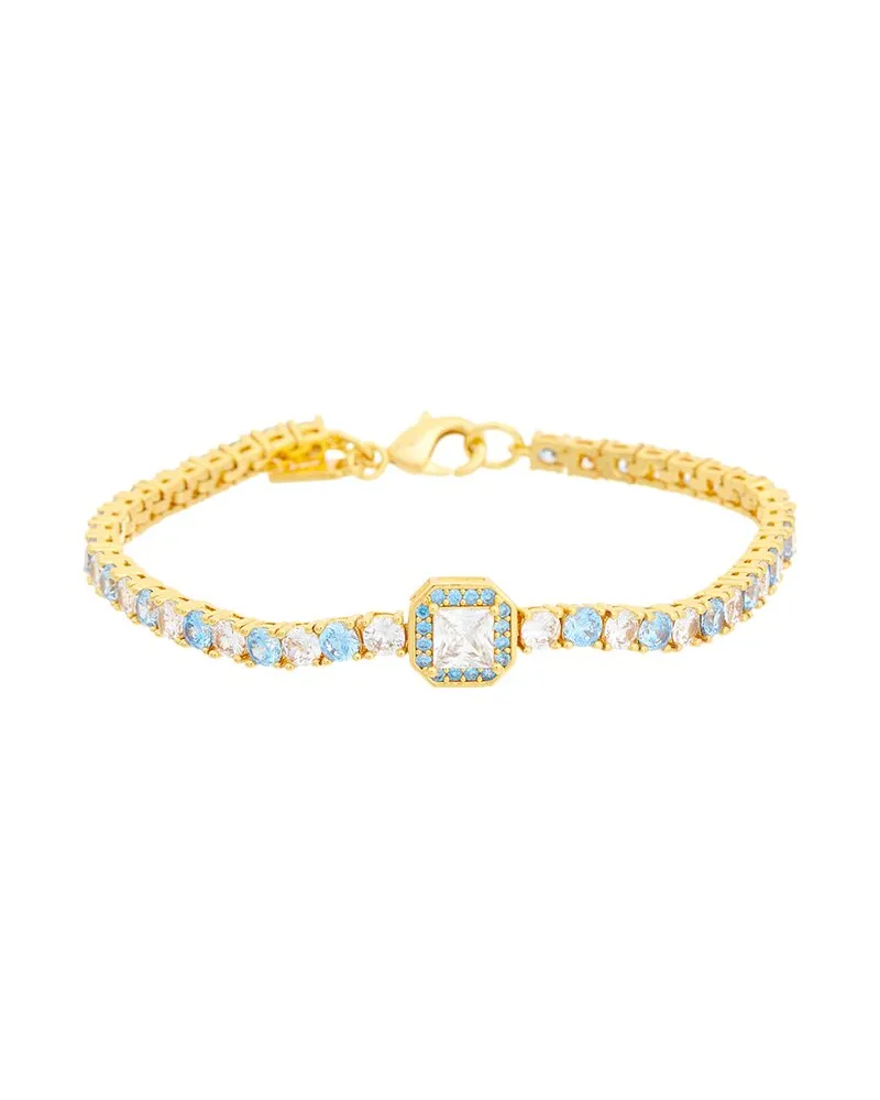 CRYSTAL HAZE 18K Plated CZ Statement Necklace Nocolor