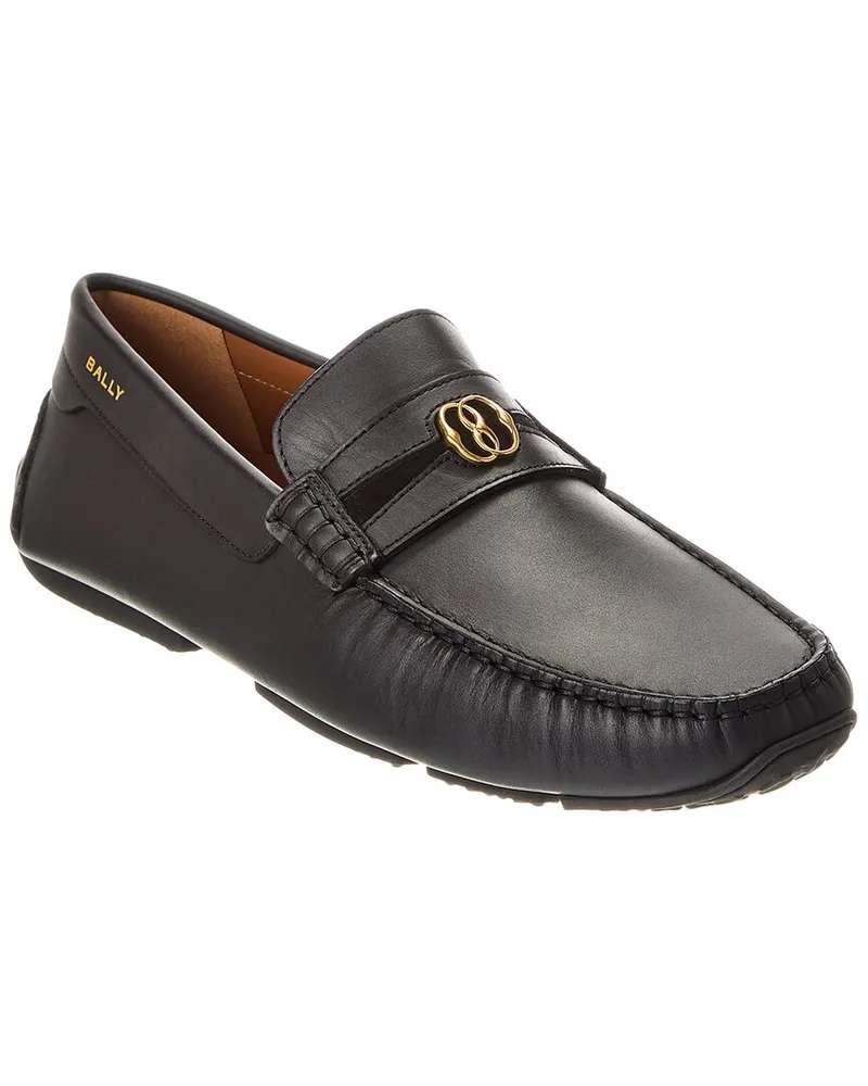 Bally Paklys Leather Loafer Black