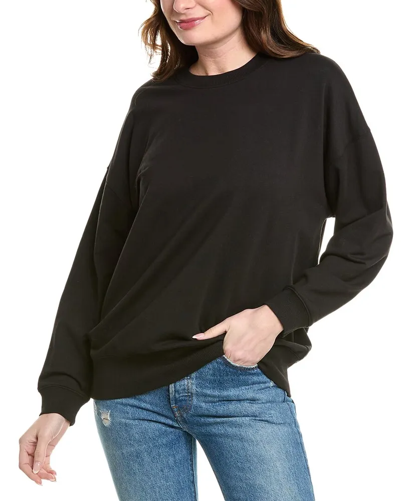 Splendid French Terry LYR Sweatshirt Black