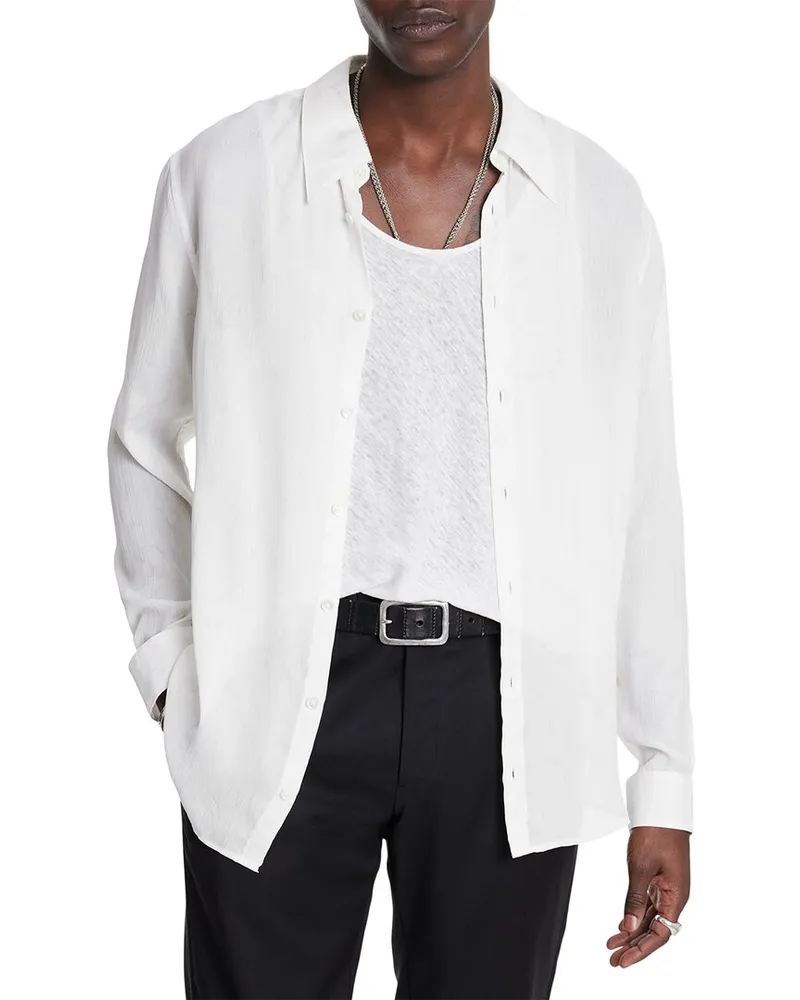 John Varvatos Campos Camp Collar Shirt Nocolor