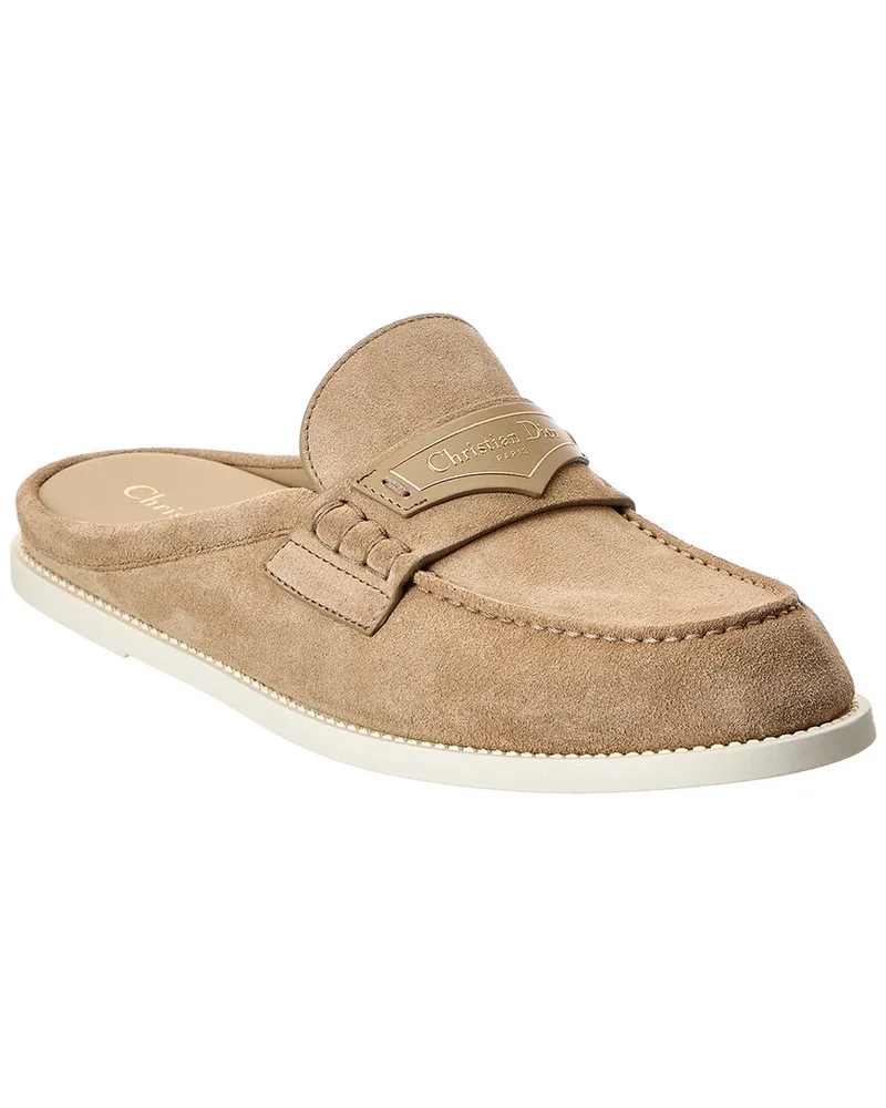 Dior Dior Boy Suede Mule Beige