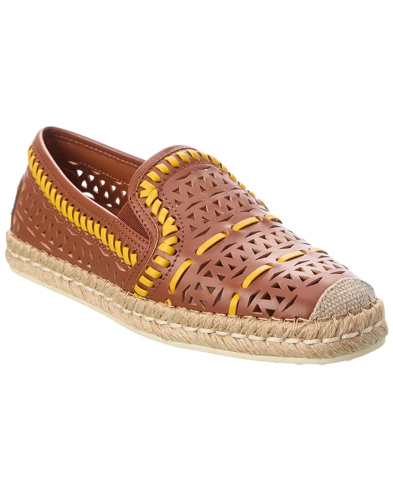 TOD'S TOD’s Leather Espadrille Brown