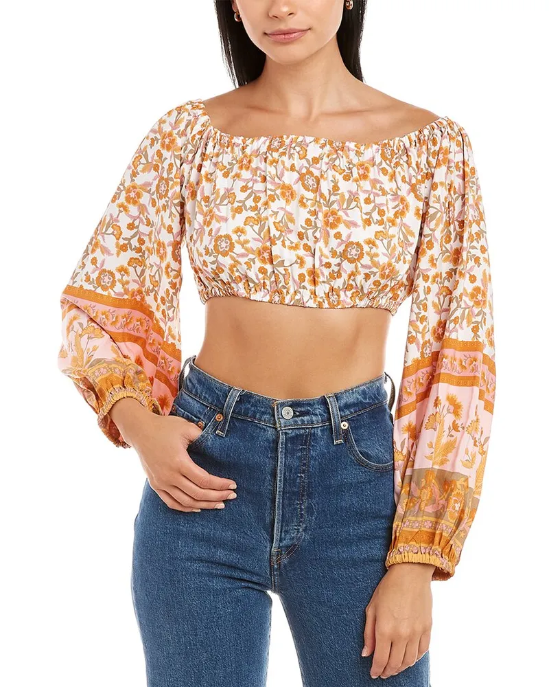 Traffic People Sofia Crop Top Orange