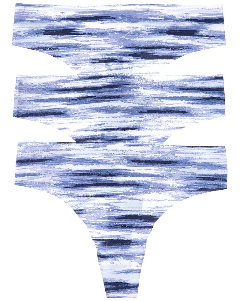 DKNY 3pk Litewear Cut Anywhere Thong Nocolor
