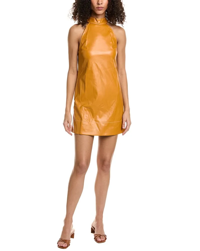 STAUD Sicily Dress Yellow