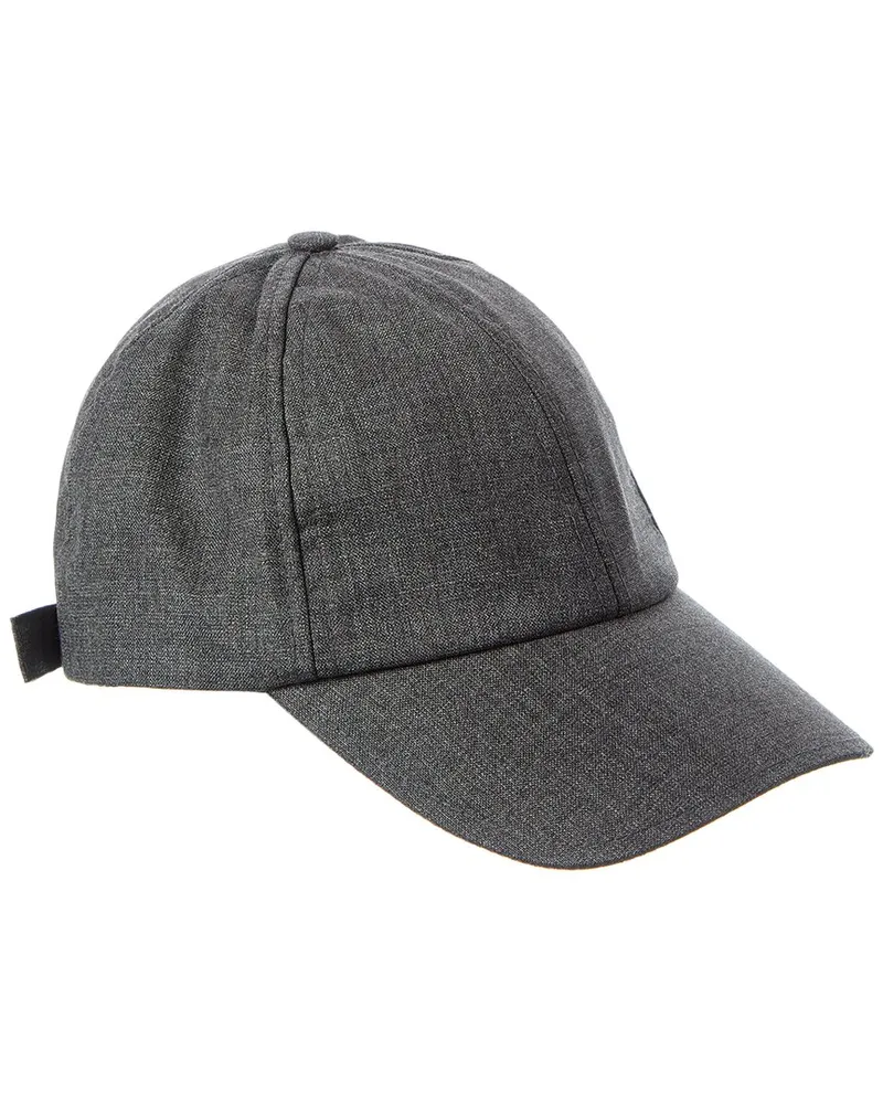 Officine Generale Officine Generale Wool-Blend Baseball Cap Grey