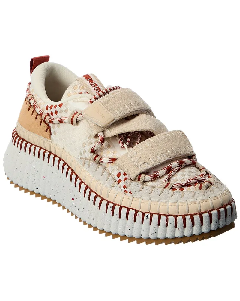 Chloé Nama Slip-On Sneaker Beige