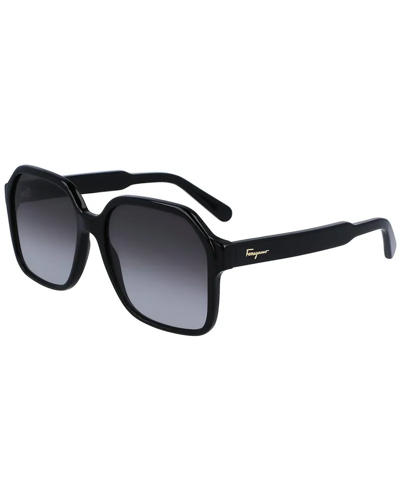 Ferragamo Women's 74935 56mm Sunglasses Black