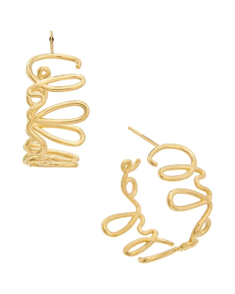 Chloé Iconic Hoop Earrings Gold