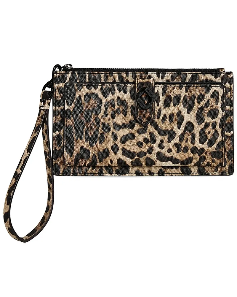 Rebecca Minkoff G Elongated Card Case Brown