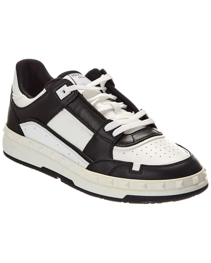 Valentino Garavani Freedots Leather Sneaker White