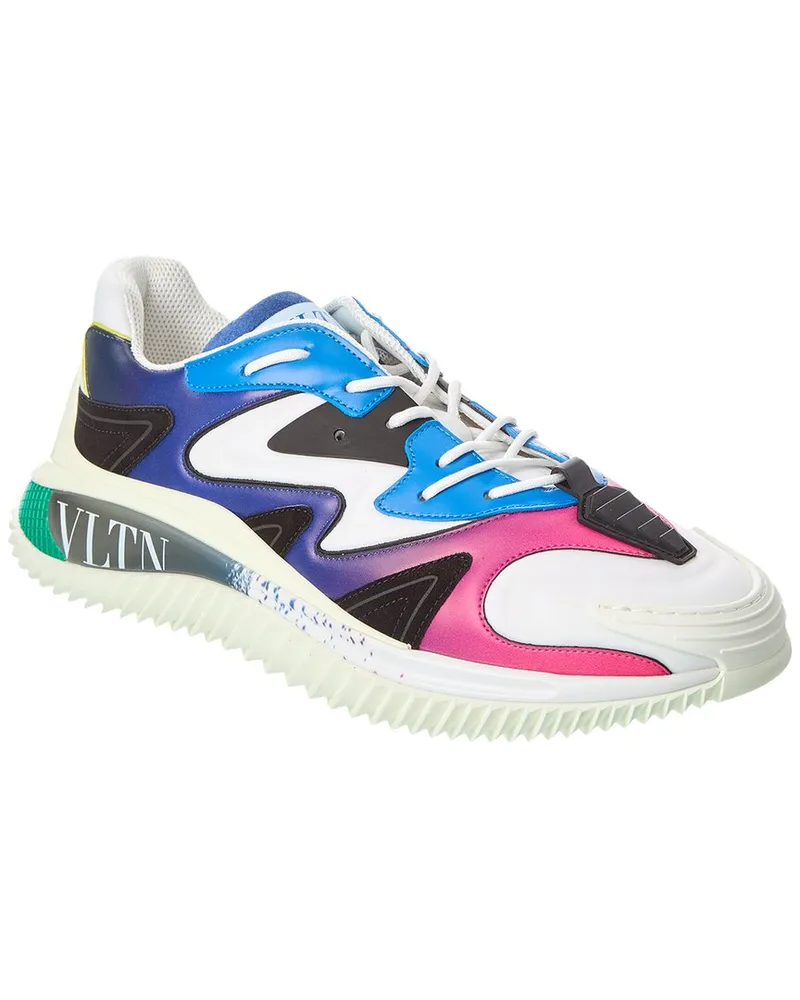Valentino Garavani Canvas & Leather Sneaker White