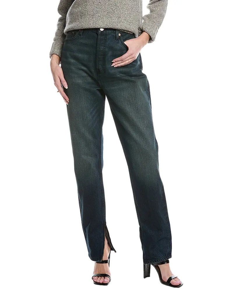 RE/DONE Midnight Super High Drainpipe Jean Blue