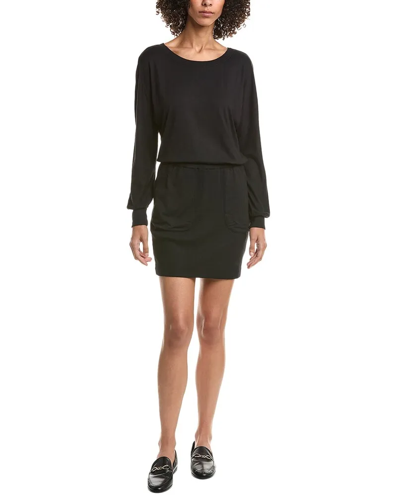 Michael Stars Mirabelle T-Shirt Dress Black
