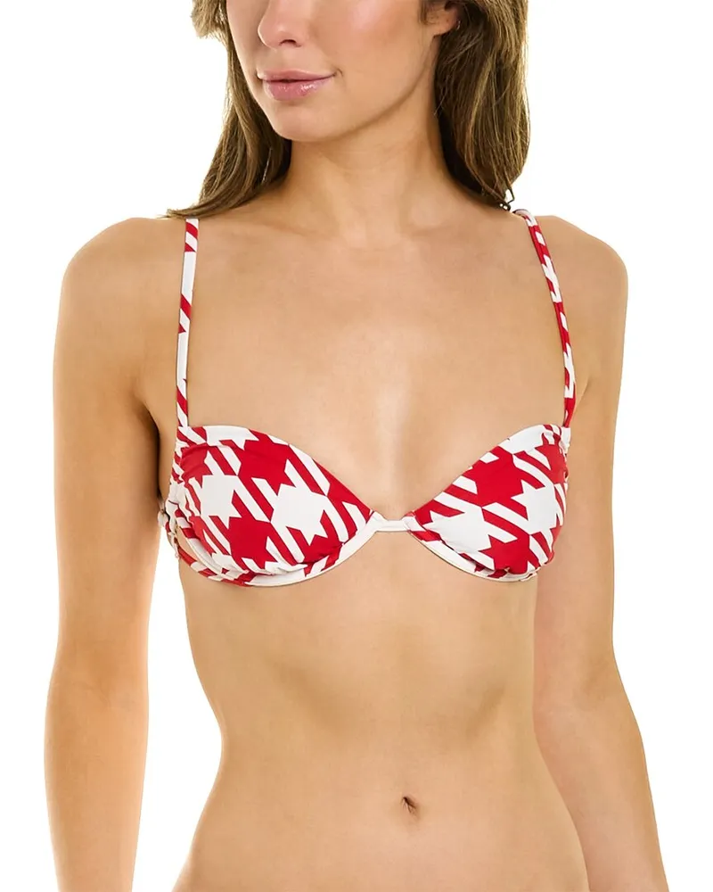 WeWoreWhat Underwire Top Red