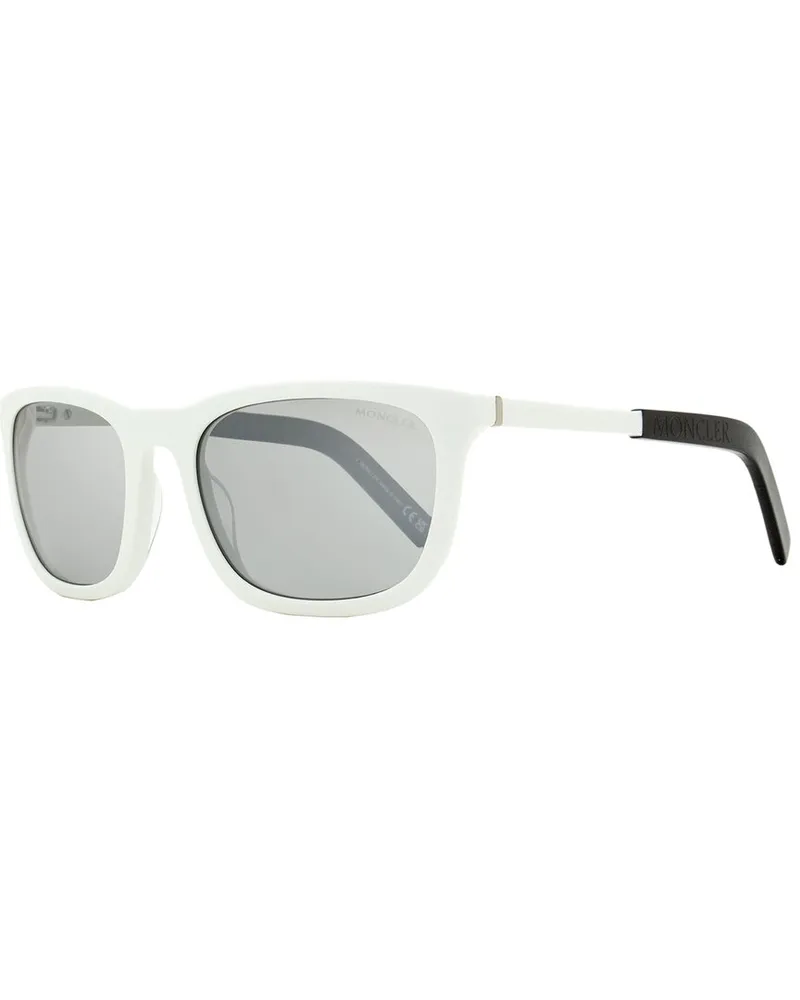 Moncler Unisex ML0290 57mm Sunglasses White