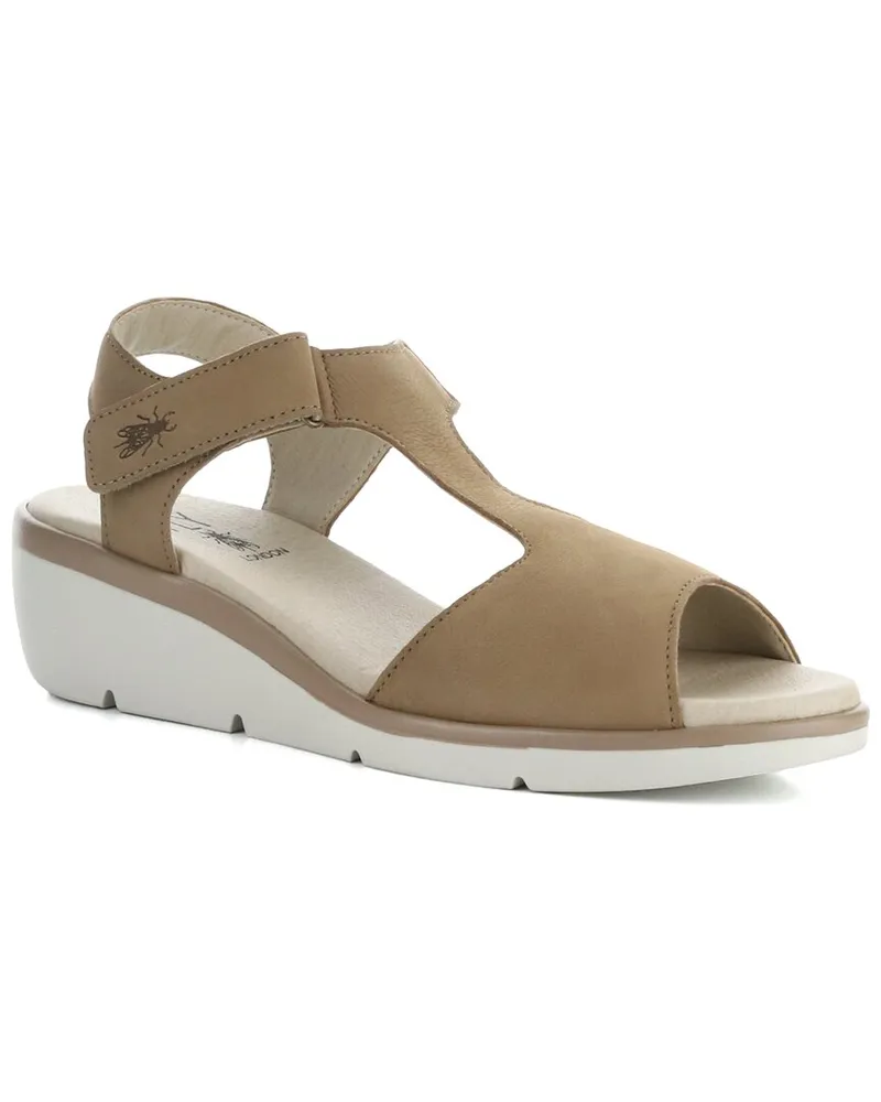 Fly London Nova Suede Wedge Sandal Nocolor