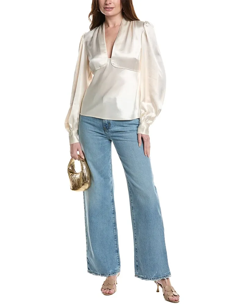 STAUD Rosenda Top White