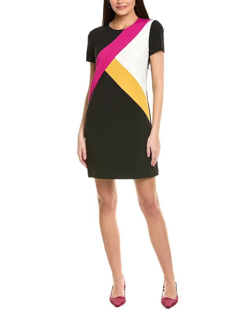 Karl Lagerfeld Exploded Shift Dress Black