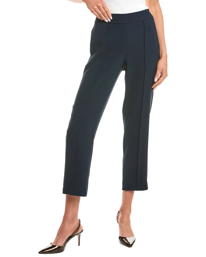 Vince Mid-Rise Tapered Pull-On Pant Blue