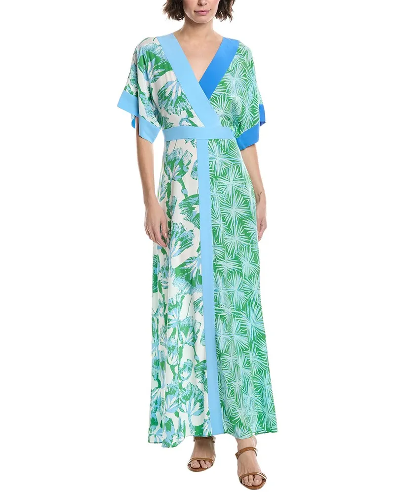 Diane von Furstenberg Sofie Maxi Dress Blue