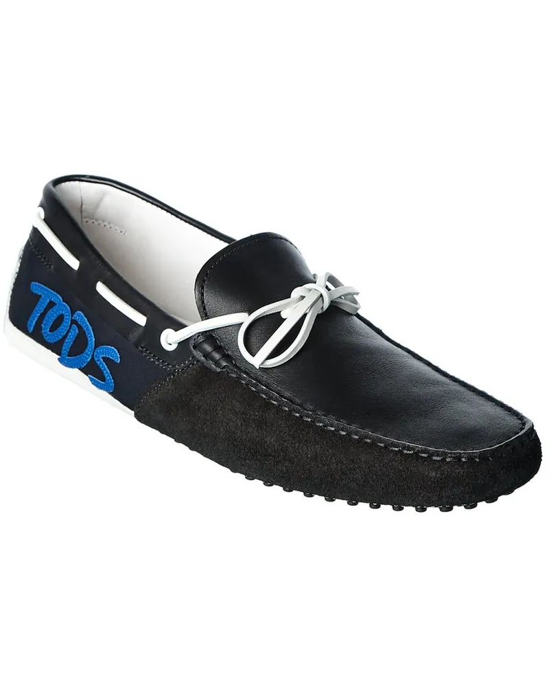 TOD'S TODs Gommino Leather & Suede Loafer Nocolor