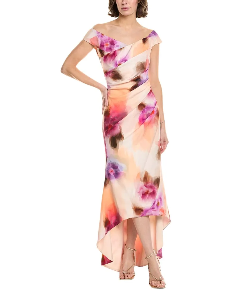 Black Halo Brielle Gown Beige
