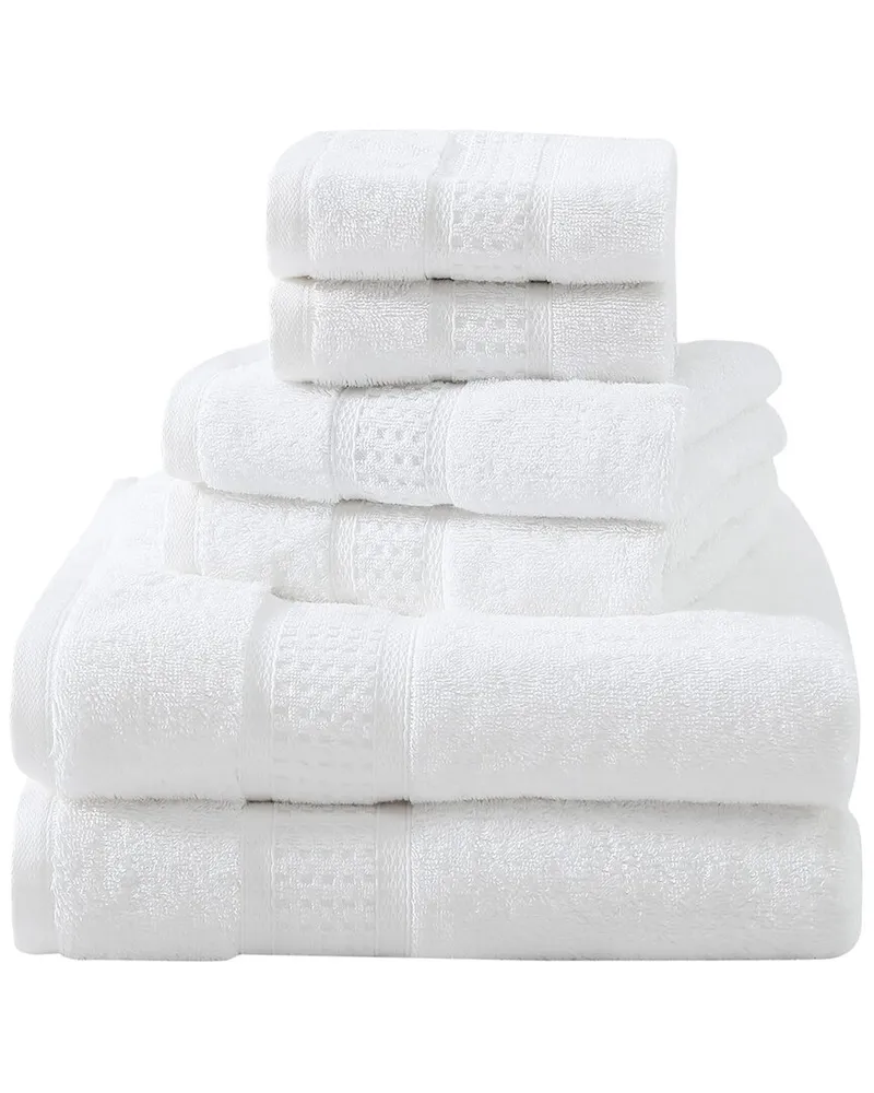 Nautica Oceane 6Pc White Towel Set Multi