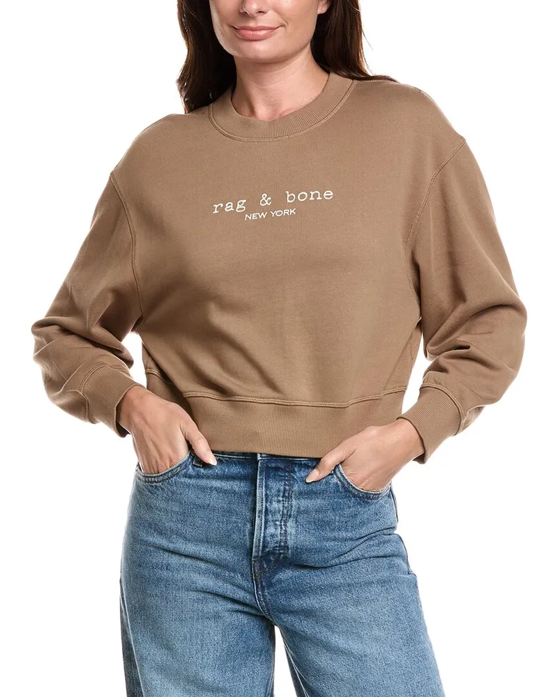 Rag & Bone Terry Sweatshirt Brown