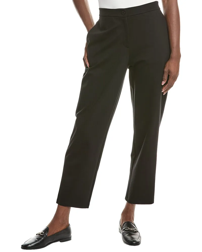Eileen Fisher Slouchy Ankle Pant Black