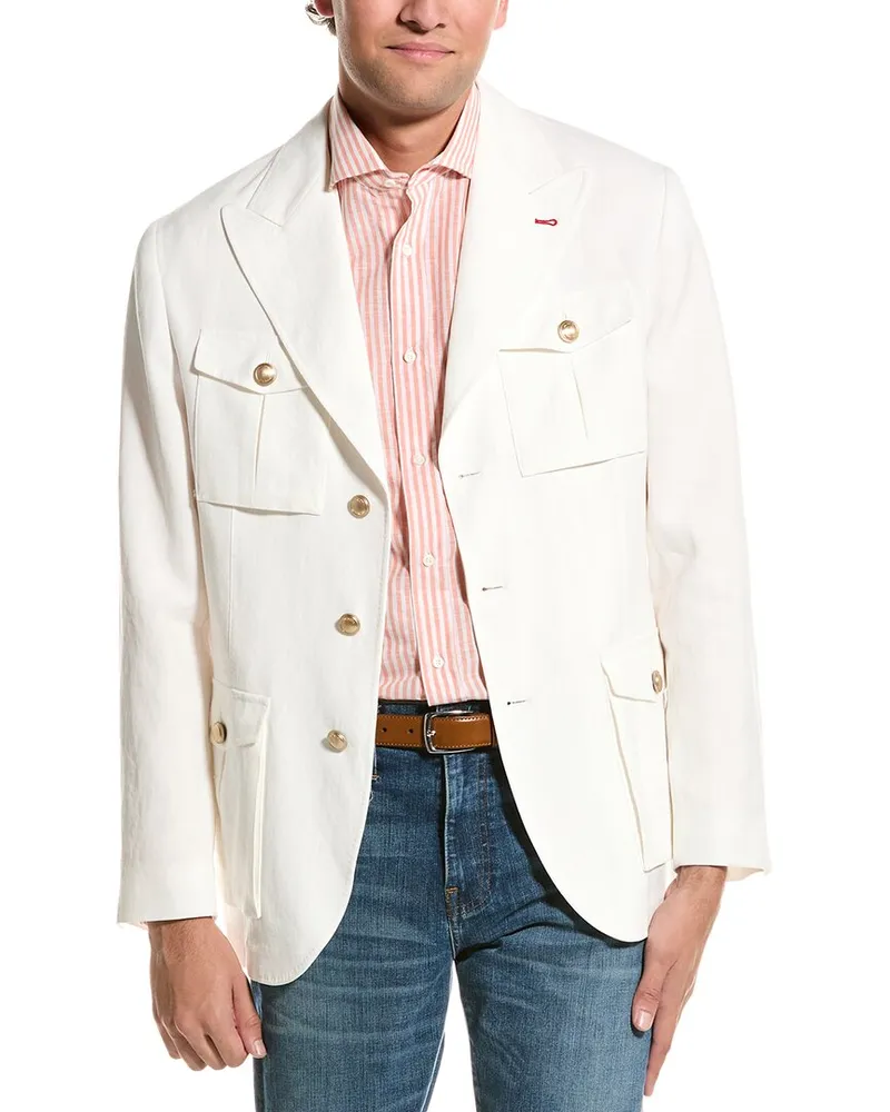 Brunello Cucinelli Linen Jacket Nocolor