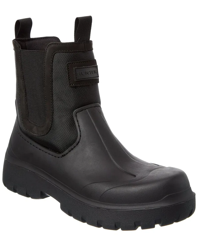 Hunter Nylon & Rubber Boot Black