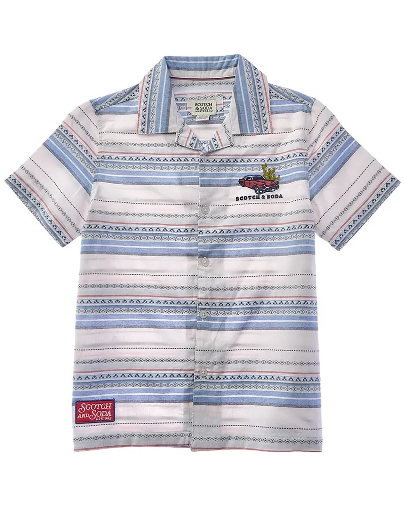 Scotch&Soda Dobby Shirt Gray