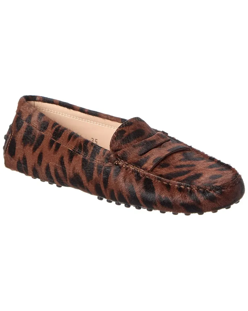 TOD'S TOD’s Gommino Haircalf Loafer Brown