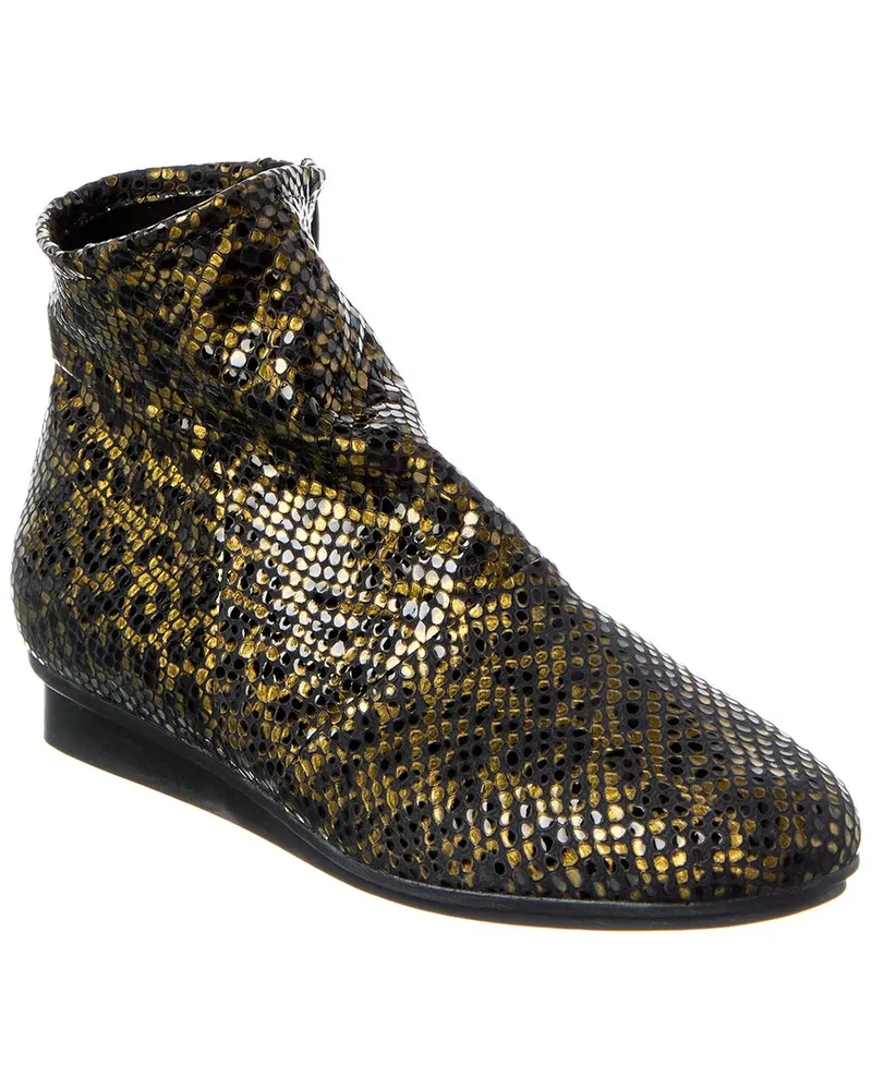 Arche Ninaty Leather Bootie Gold