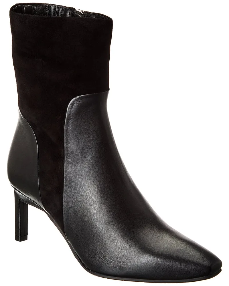 Aquatalia Rowanna Weatherproof Leather Boot Black
