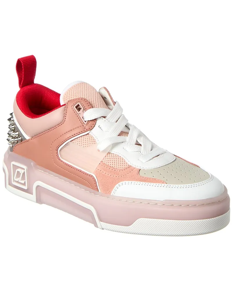Christian Louboutin Astroloubi Leather & Mesh Sneaker Pink